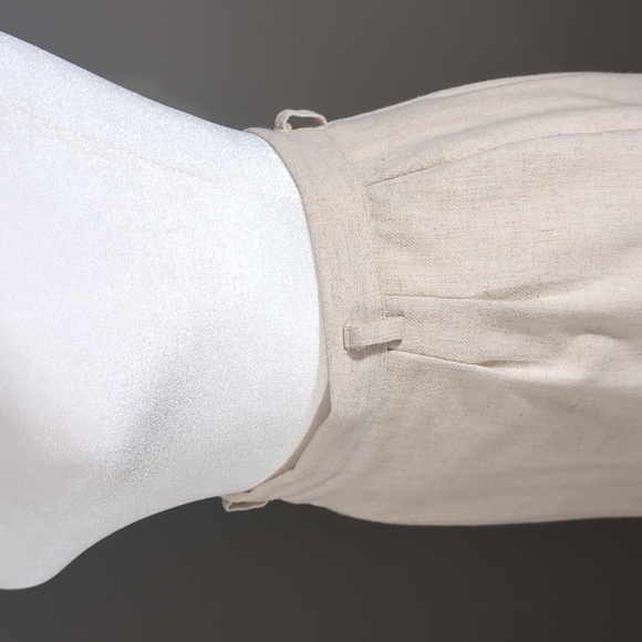 New Concepts Beige Wool Blend Mini Skirt - Picture 2 of 6